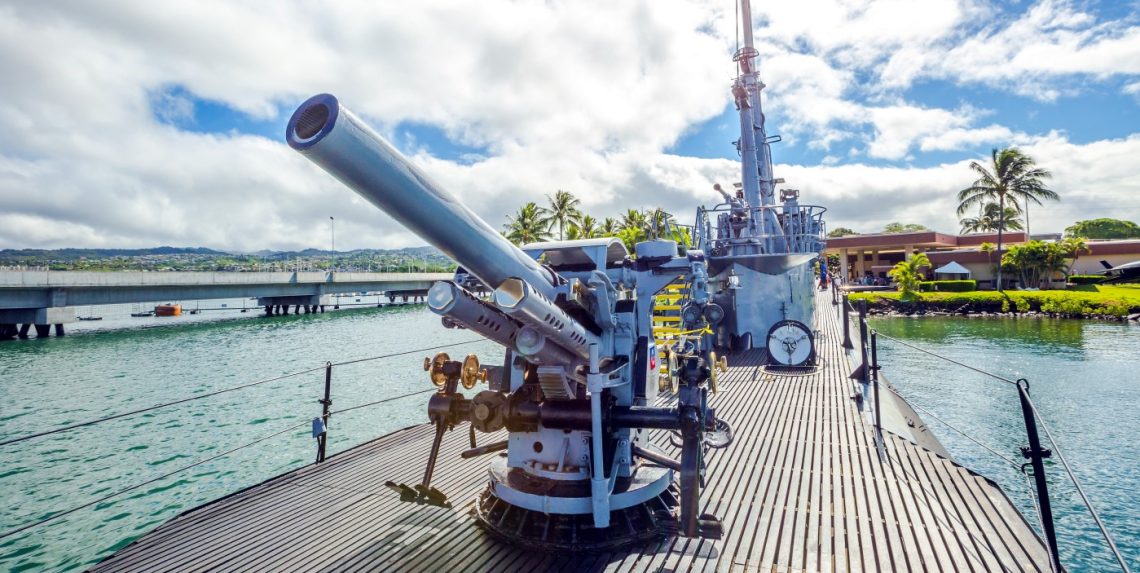 Pearl Harbor machine gun